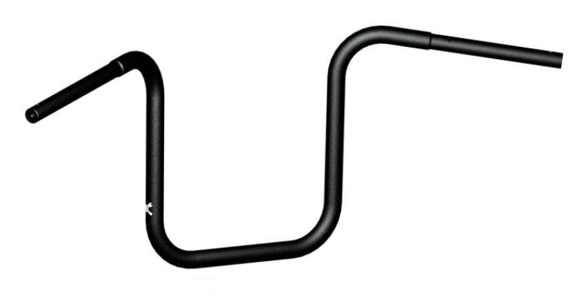 Burly Brand B12-1700TFB Ape Hanger 12in - Black