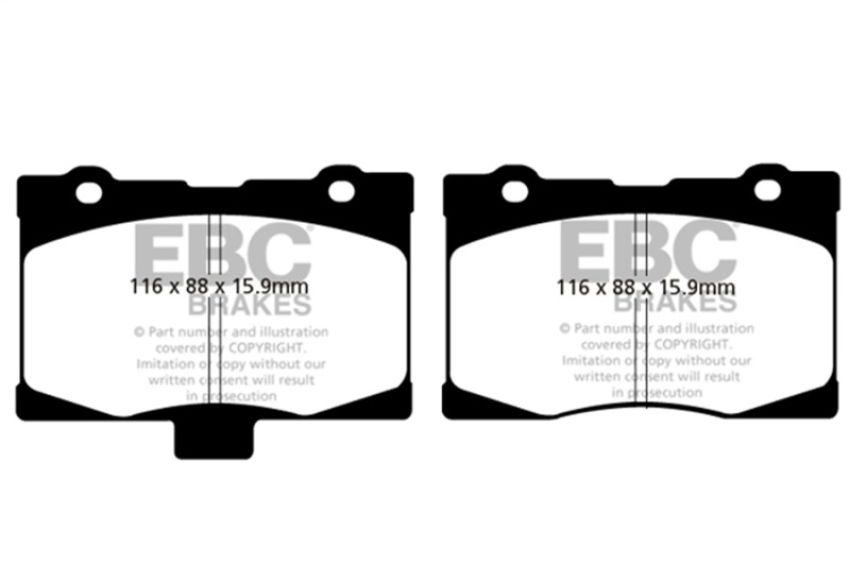 EBC Brakes DP21735 Greenstuff 2000 Series Sport Brake Pads