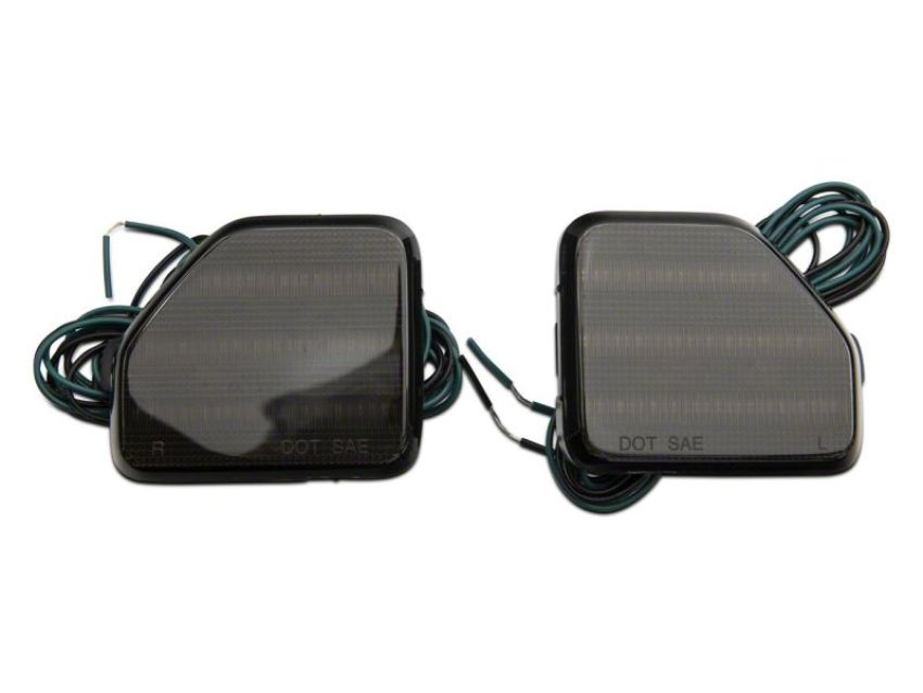 Raxiom J134141-JL 18-23 Jeep Wrangler JL Moab Rubicon Sahara Axial LED Rear Bumper Reflector Lights- Smoked