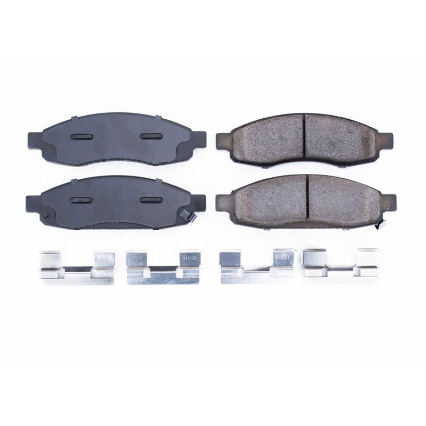 PowerStop 17-1183 PowerStop - Z17 Low-Dust Ceramic Brake Pads with Hardware