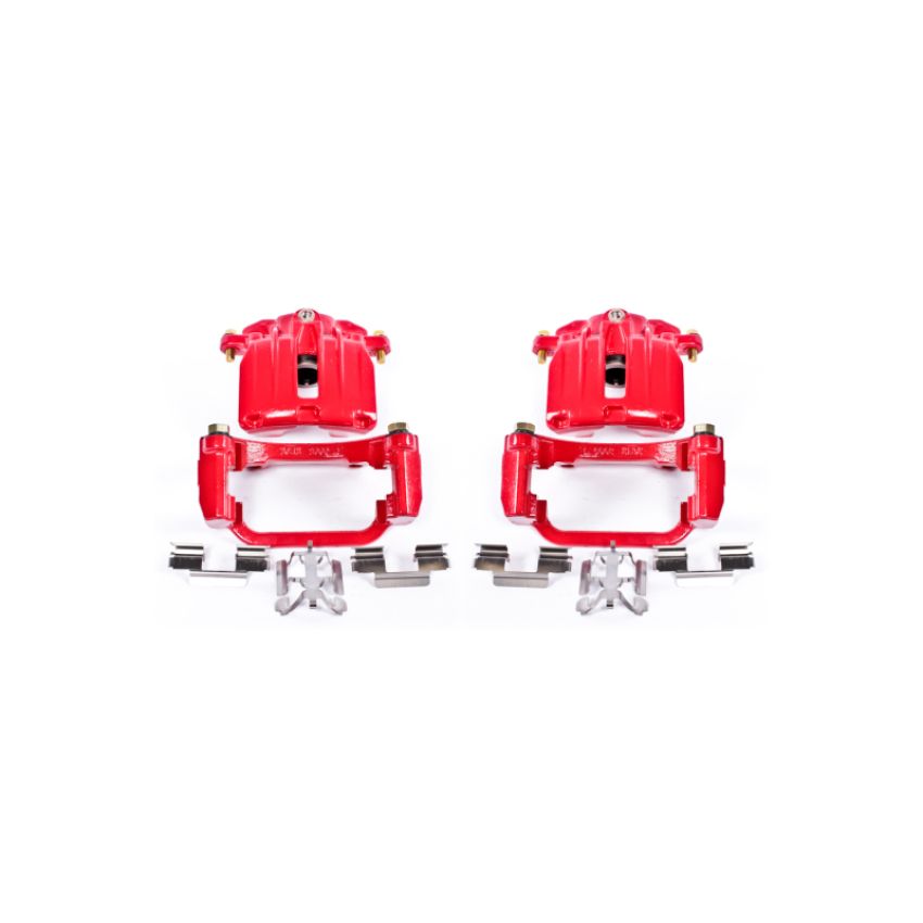 PowerStop S4854 Red Powder Coated Calipers