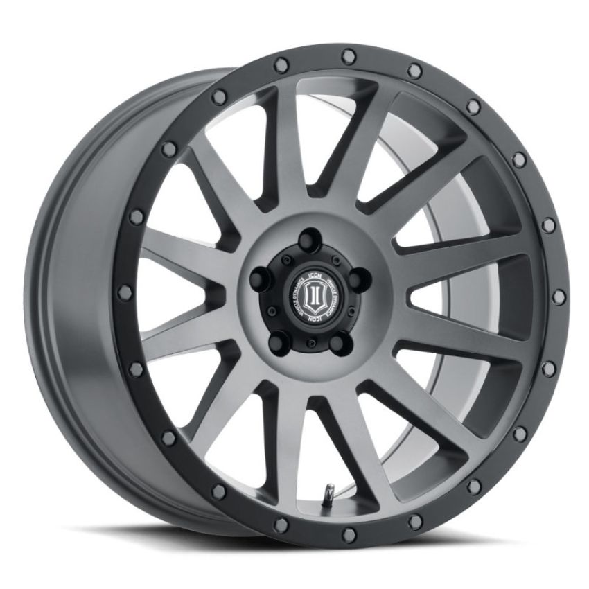 ICON 2020105547TT Compression 20x10 5x150 -19mm Offset 4.75inBS Titanium Wheel