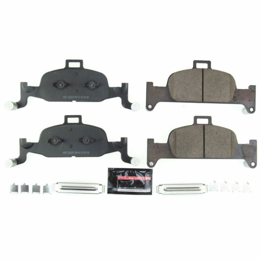 PowerStop Z23-1897 PowerStop - Z23 Daily Driver Carbon-Fiber Ceramic Brake Pads with Hardware Kit