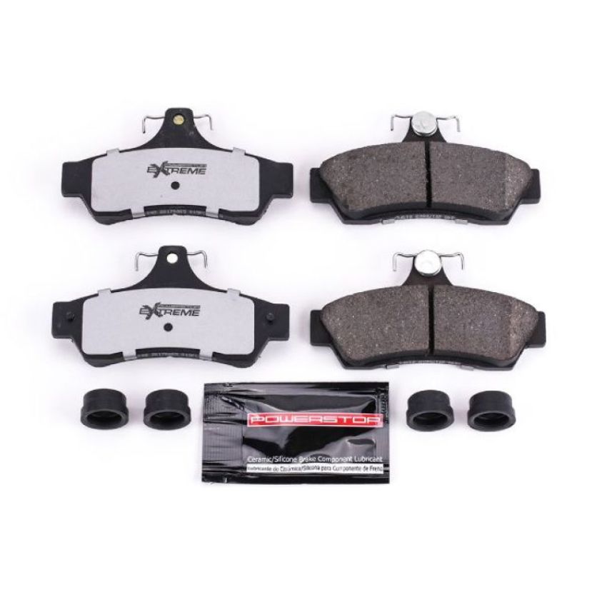 PowerStop Z26-1048 PowerStop - Z26 Performance Carbon-Fiber Ceramic Brake Pads with Hardware Kit