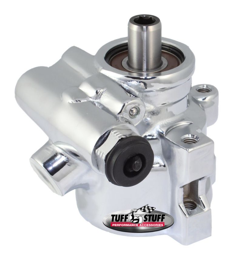 TUFF-STUFF TFS6175ALD-1 Type II Power Steering Pump Chrome GM Pressure