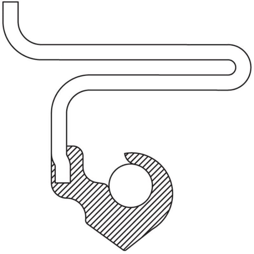 NATIONAL BEARINGS 4598 Oil Seal