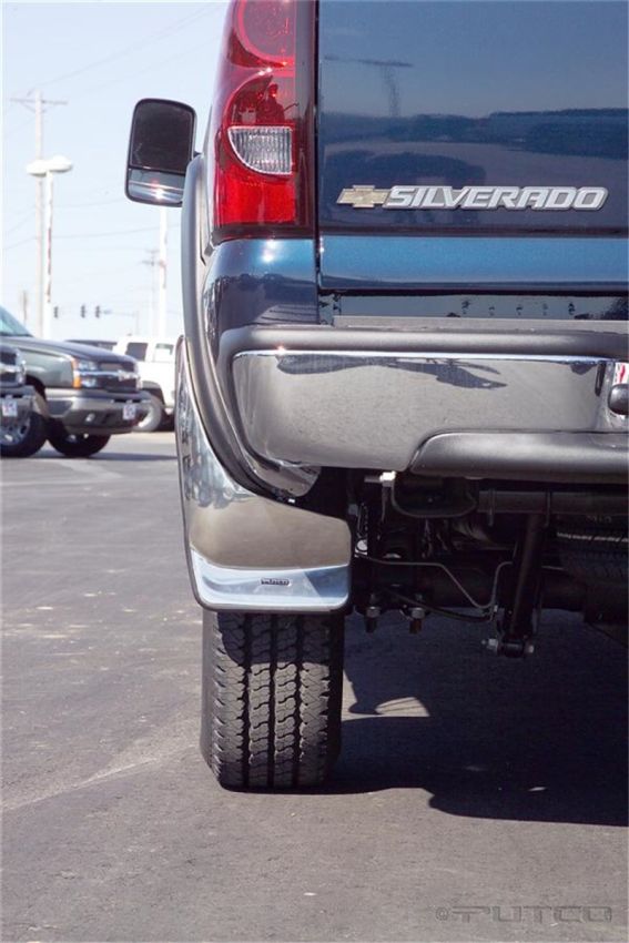 Putco 79537 03-06 Chevrolet Silverado LD/HD w/ Factory Flares (Rear) Form Fitted Mud Skins