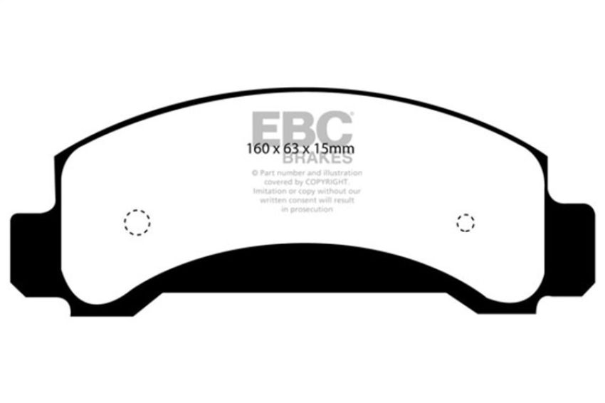 EBC Brakes UD654 Ultimax OEM Replacement Brake Pads