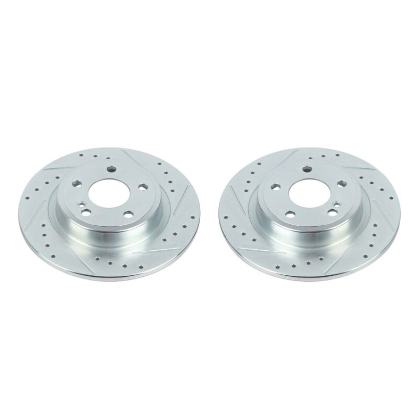 PowerStop EBR1488XPR PowerStop Evolution Performance Drilled, Slotted & Plated Brake Rotor Pair