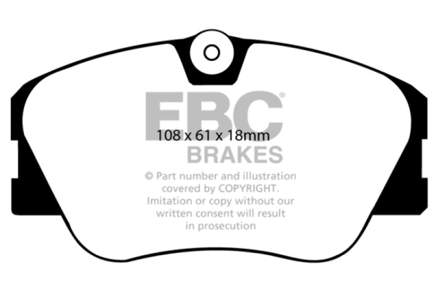 EBC Brakes DP3577C Redstuff Ceramic Low Dust Brake Pads