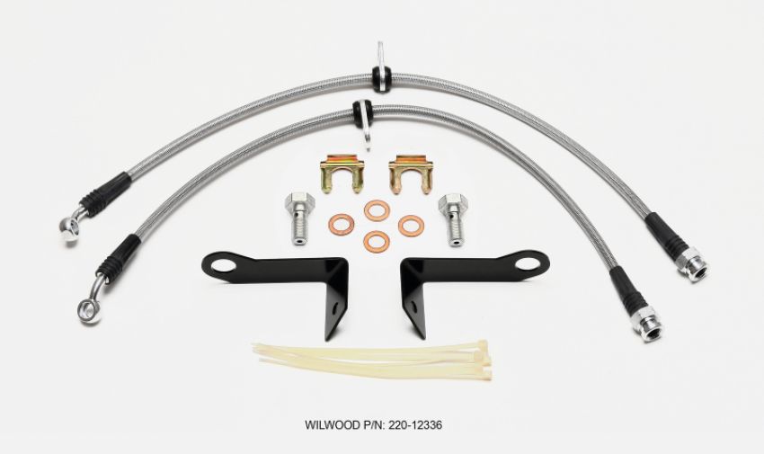 Wilwood 220-12336 Flexline Kit Rear 07-11 Ford Mustang GT w/ ABS OE Replacement