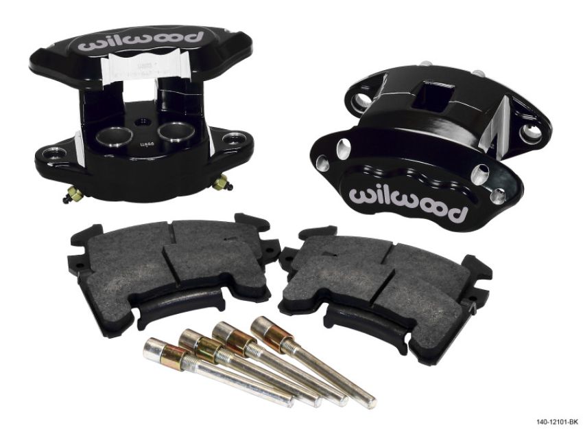 Wilwood 140-12101-BK D154 Rear Caliper Kit - Black 1.12 / 1.12in Piston 1.04in Rotor
