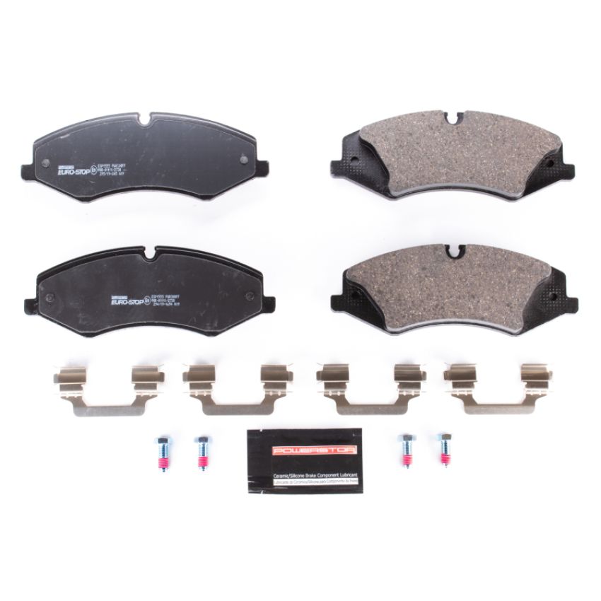 PowerStop ESP1555 EuroStop ECE-R90 Certified Brake Pad Set