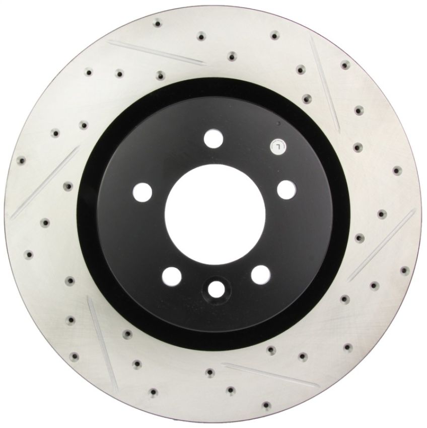 Stoptech 127.22011L Slotted & Drilled Sport Brake Rotor