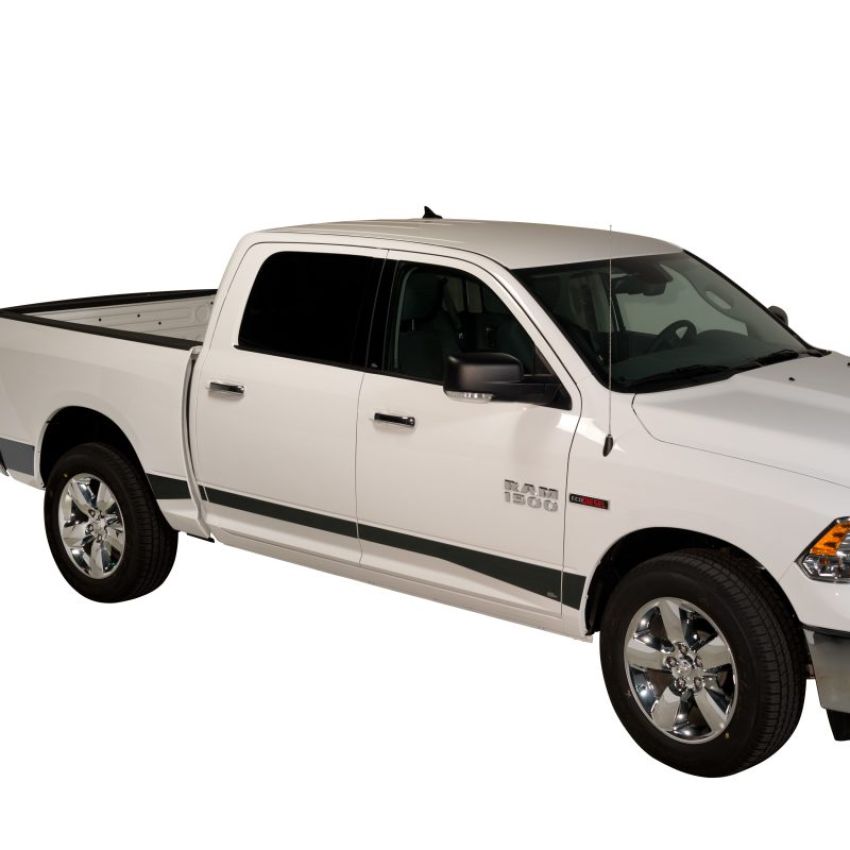 Putco 9751318BP 10-18 RAM 2500 Mega Cab 6.5in- 5.5in Wide w/o Factory Flares 12pcs Blk Platinum Rocker Panels
