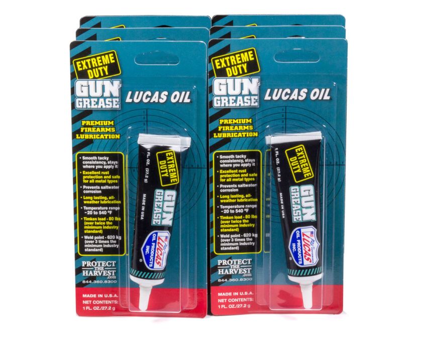 LUCAS OIL LUC10889-6 Extreme Duty Gun Grease Case 6 x 1 Ounce