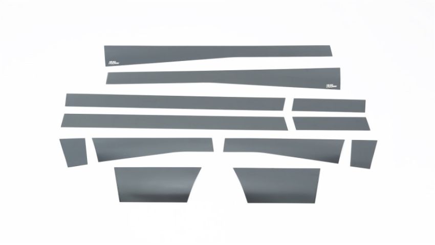 Putco 9751318BP 10-18 RAM 2500 Mega Cab 6.5in- 5.5in Wide w/o Factory Flares 12pcs Blk Platinum Rocker Panels