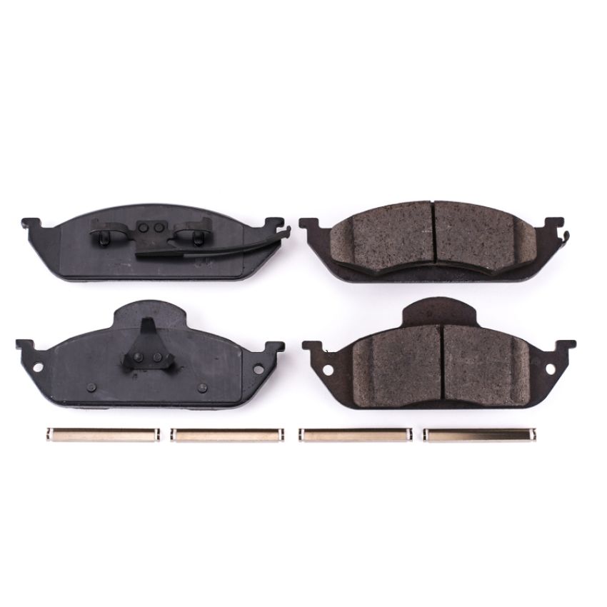 PowerStop 17-760 PowerStop - Z17 Low-Dust Ceramic Brake Pads with Hardware