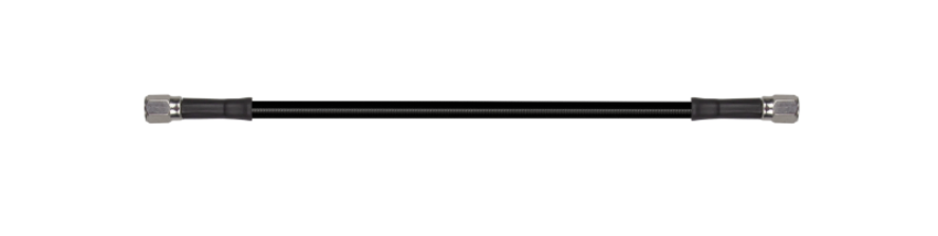 Goodridge 30344TC-BK 44in Universal Brake Line Assembly w/SS Fittings & Black Hose