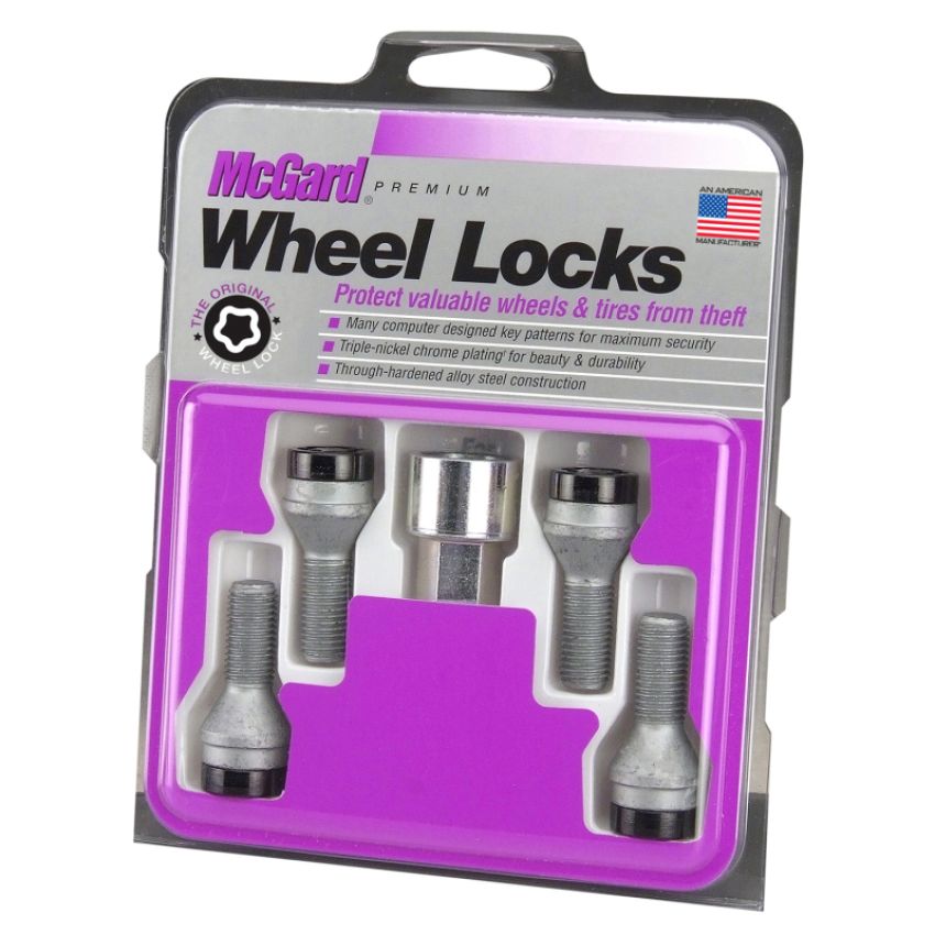 McGard (27326 14X1.25 MCG LOCK SET BOLT CONE, BLACK (17mm HEX))