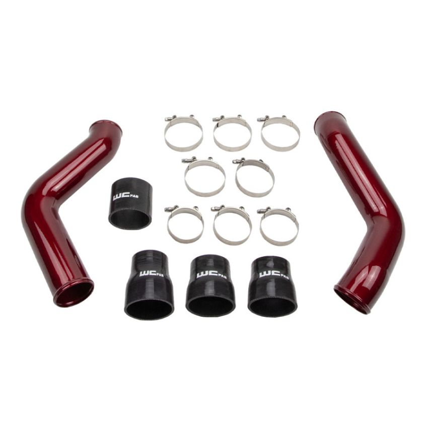 Wehrli WCF100292-RED 19-23 Dodge Cummins 6.7L Stage 1 High Flow Intake Bundle Kit  - WCFab Red
