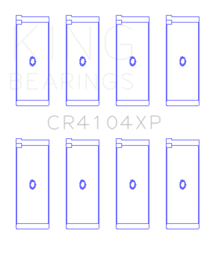 King Audi/VW 83-03 1.6L/1.8L/2.0L (Size +.025) Performance Rod Bearing Set