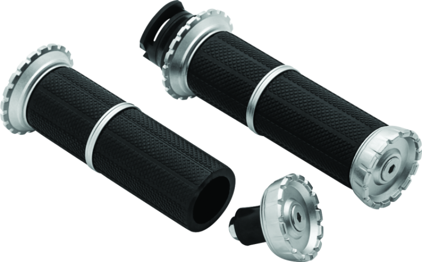 Kuryakyn 3588 Riot Grips Scout Silver