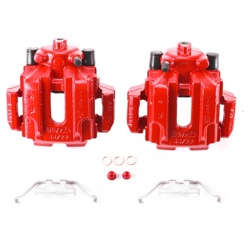 PowerStop S3328 Red Powder Coated Calipers