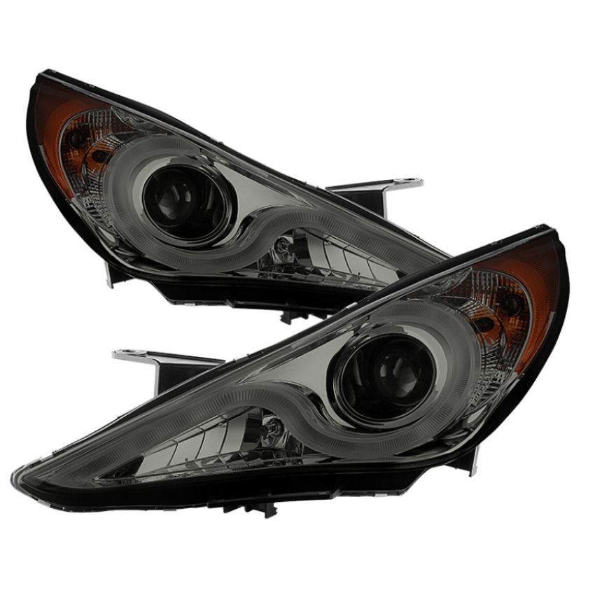 SPYDER 5080899 Projector Headlights - Version 2 - Light Bar DRL - Chrome