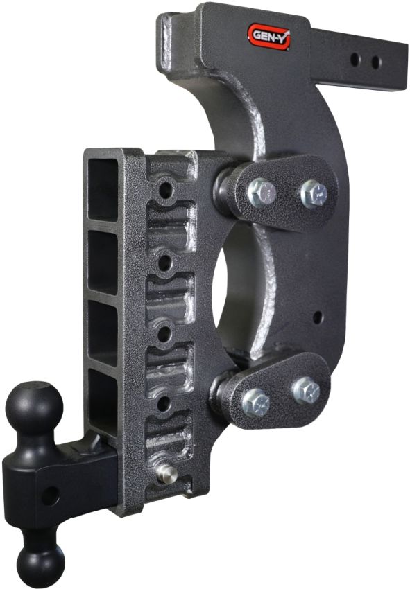GEN-Y Hitch GH-1515 Gen-Y The Boss Torsion-Flex 2.5in Receiver 18in Drop Hitch w/GH-061 Dual-Ball/Stabilizer Kit