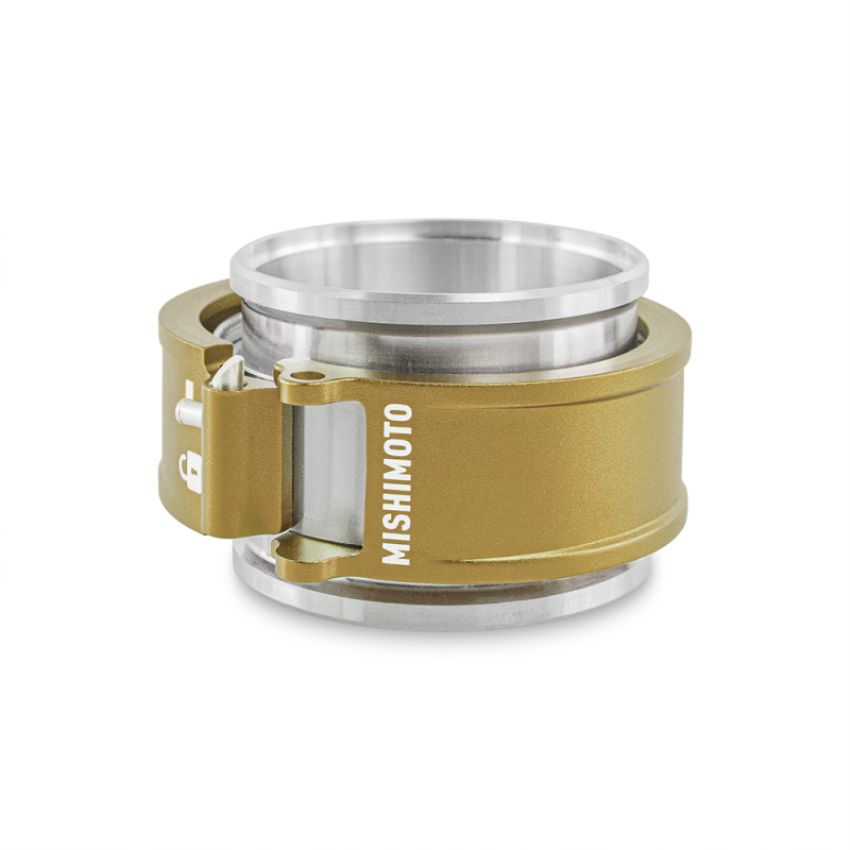 Mishimoto MMCLAMP-QD-25GD 2.5in Quick Release Clamp Assembly - Gold