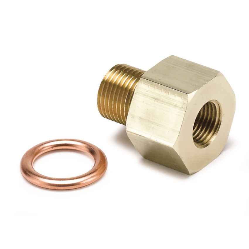 AutoMeter 2266 FITTING, ADAPTER, METRIC, M12X1 MALE TO 1/8