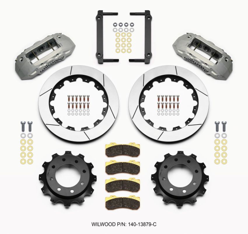 Wilwood 140-13879-C TX6R Rear Kit 16.00in Clear Ano 1999-2010 GM Trk 2500 HD 4.84 Cntr