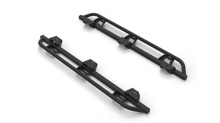 N-Fab TSJ074-TX Trail Slider Steps 07-17 Jeep Wrangler JK 4dr - SRW - Textured Black