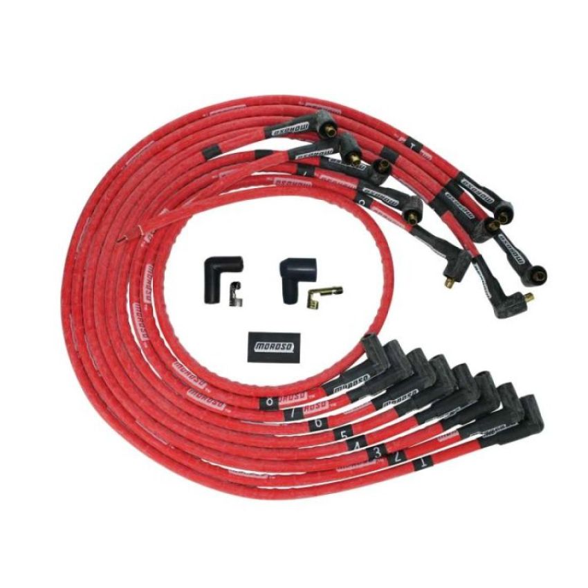MOROSO MOR52529 Ultra Plug Wire Set SBC Under V/C Red