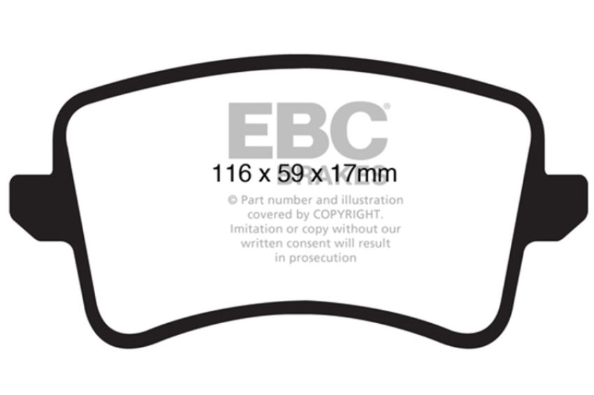 EBC Brakes DP21988 Greenstuff 2000 Series Sport Brake Pads