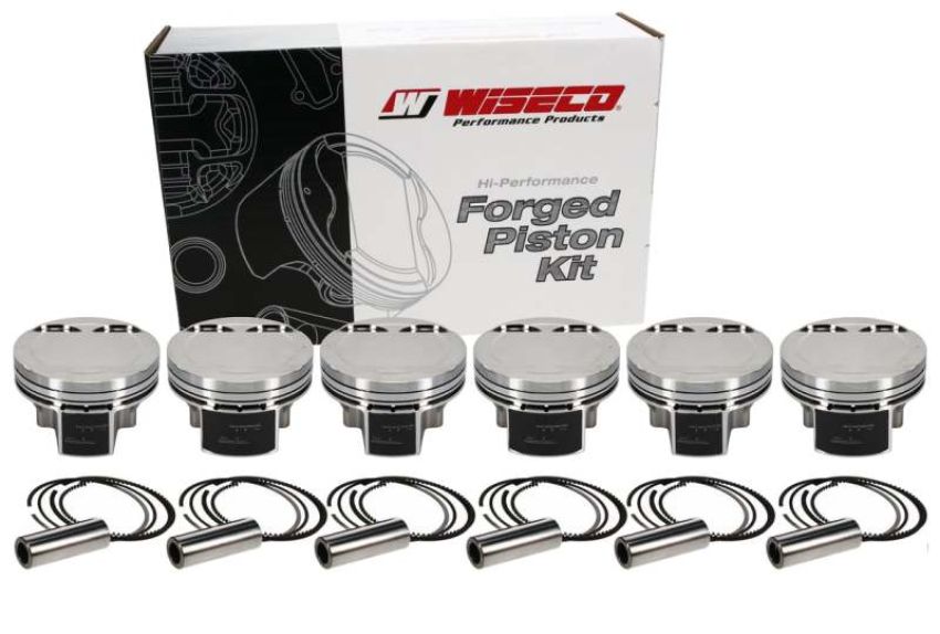 Wiseco K680M9558AP Piston Set, Nissan, VR38DETT, 95.58 mm Bore, Sport Compact, Set of 6