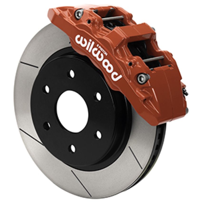 Wilwood 140-16806-R 10-18 Ford F-150 Aero6-DM Front Brake Kit - Slotted - Red