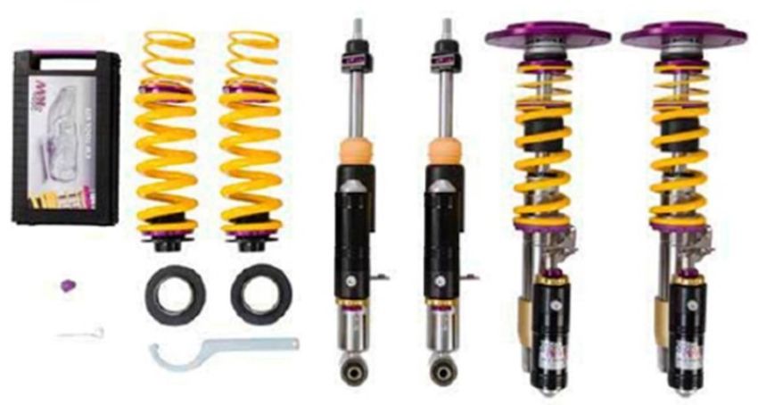 KW 39771266 Porsche 911 GT3RS 991.2 Without OE NoseLift Clubsport Coilover Kit 3-Way