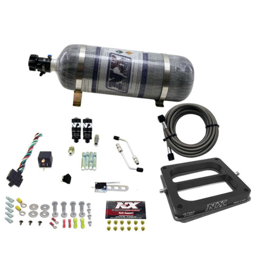 Nitrous Express 40071-12 Dominator HITMAN PLUS (50-100-150-200HP) WITH COMPOSITE BOTTLE