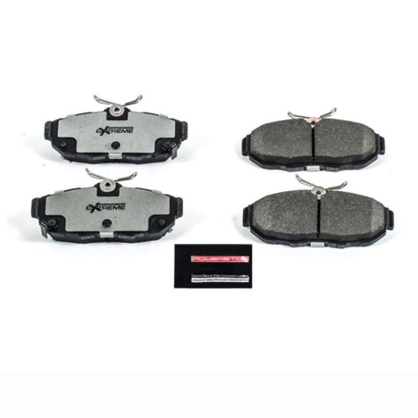 PowerStop Z26-1465 PowerStop - Z26 Performance Carbon-Fiber Ceramic Brake Pads with Hardware Kit