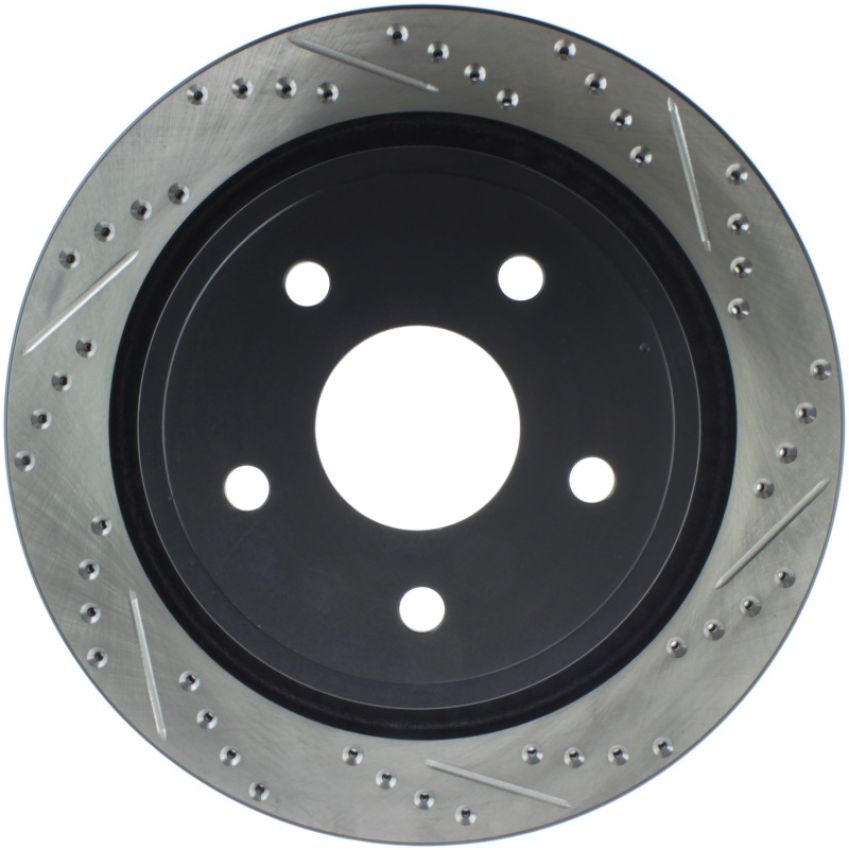 Stoptech 127.67054L Slotted & Drilled Sport Brake Rotor