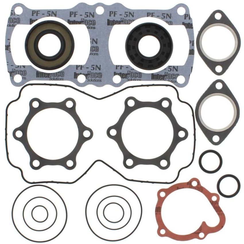 Vertex Pistons 711209 Vertex Gaskets 1997 Polaris 440 XC Complete Gasket Kit w/ Oil Seals