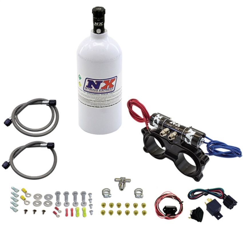 Nitrous Express 67015-2.5P Nitrous Plate System for Honda Talon, 2.5lb Bottle