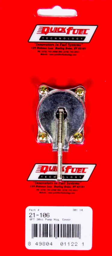 QUICK FUEL TECHNOLOGY QFT21-106 QFT Aluminum 30cc Pump H sg. Cover Assy.