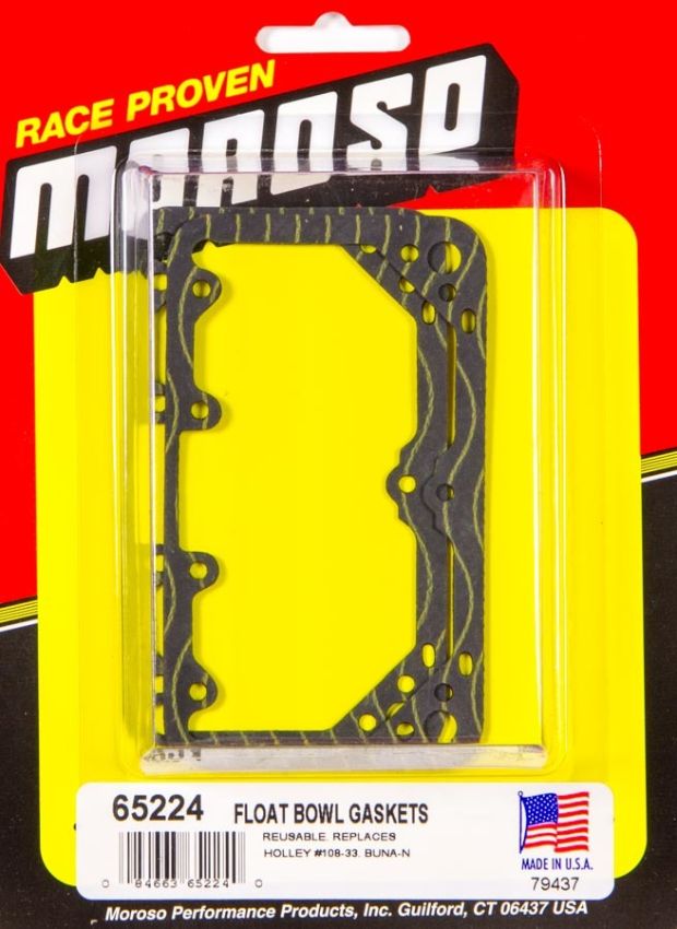 MOROSO MOR65224 Neoprene Holley Gaskets