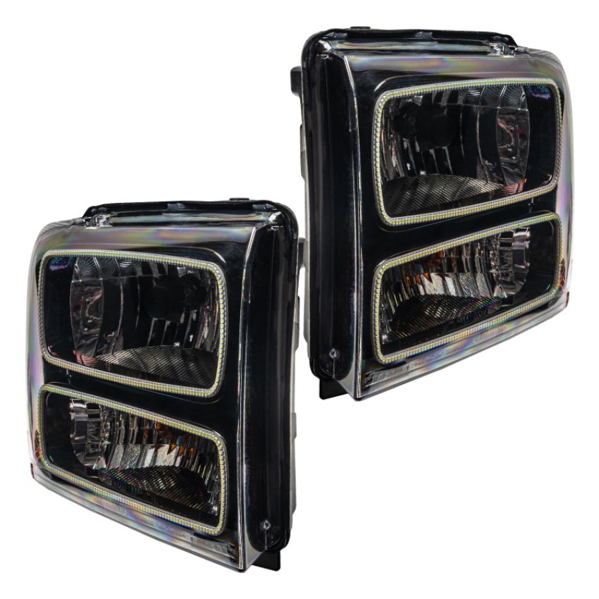 Oracle Lighting 7161-334 SMD Pre-Assembled Headlights, Black Bezel, ColorSHIFT(tm) - No Controller