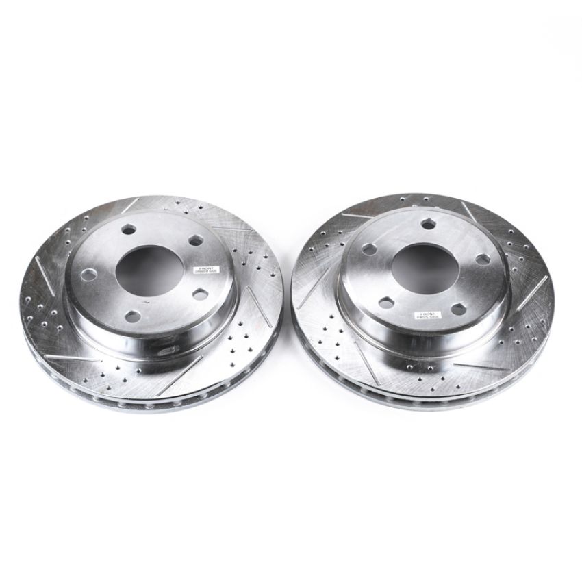 PowerStop AR8763XPR PowerStop Evolution Performance Drilled, Slotted & Plated Brake Rotor Pair