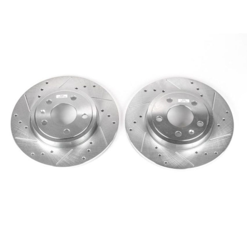 PowerStop EBR1006XPR PowerStop Evolution Performance Drilled, Slotted & Plated Brake Rotor Pair