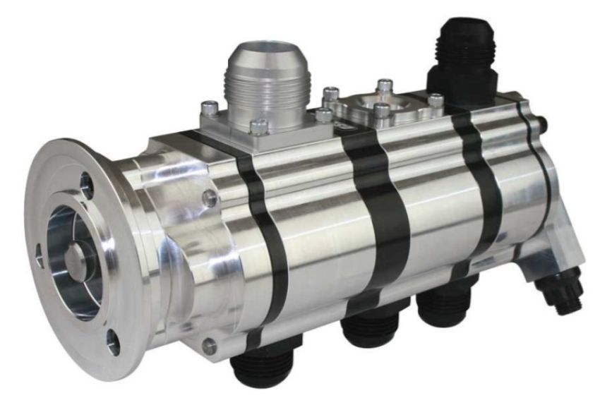 Moroso 22393 Tri-Lobe Dry Sump 3-Stage Oil Pump for Procharger V-Band 1.200